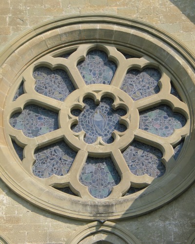 Fenstermandala im
              Kloster Hauterive FR